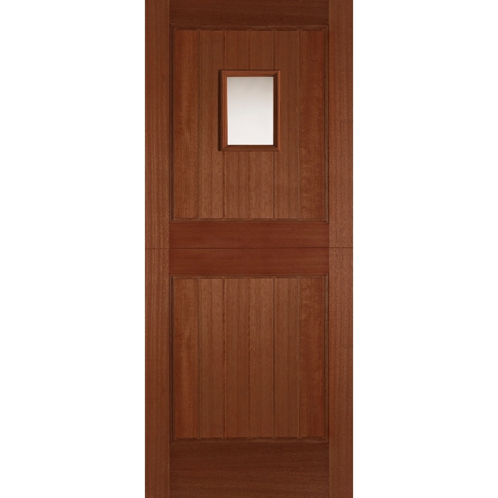 External Hardwood Stable Door 1 Light Unglazed